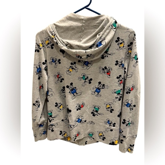 Disney Parks Mickey Mouse Zip-Up Hoodie Jacket MICKEY IN COLORED SHORTS Medium - Picture 2 of 3